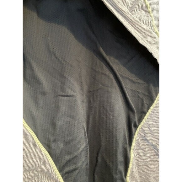 LUCY Womens Gray Blue Striped Long Sleeve Pullover Activewear T-Shirt Size Large - Picture 4 of 7